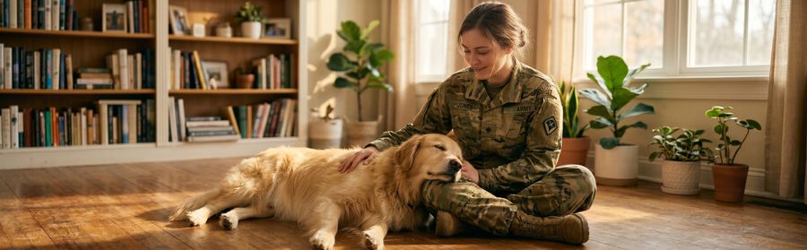 Calm Separations e-book — Military Families & Their Dogs